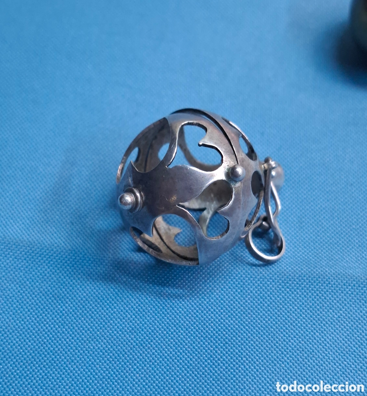 Antig&uuml;edades: Colgante esfera en plata 925 - Foto 2