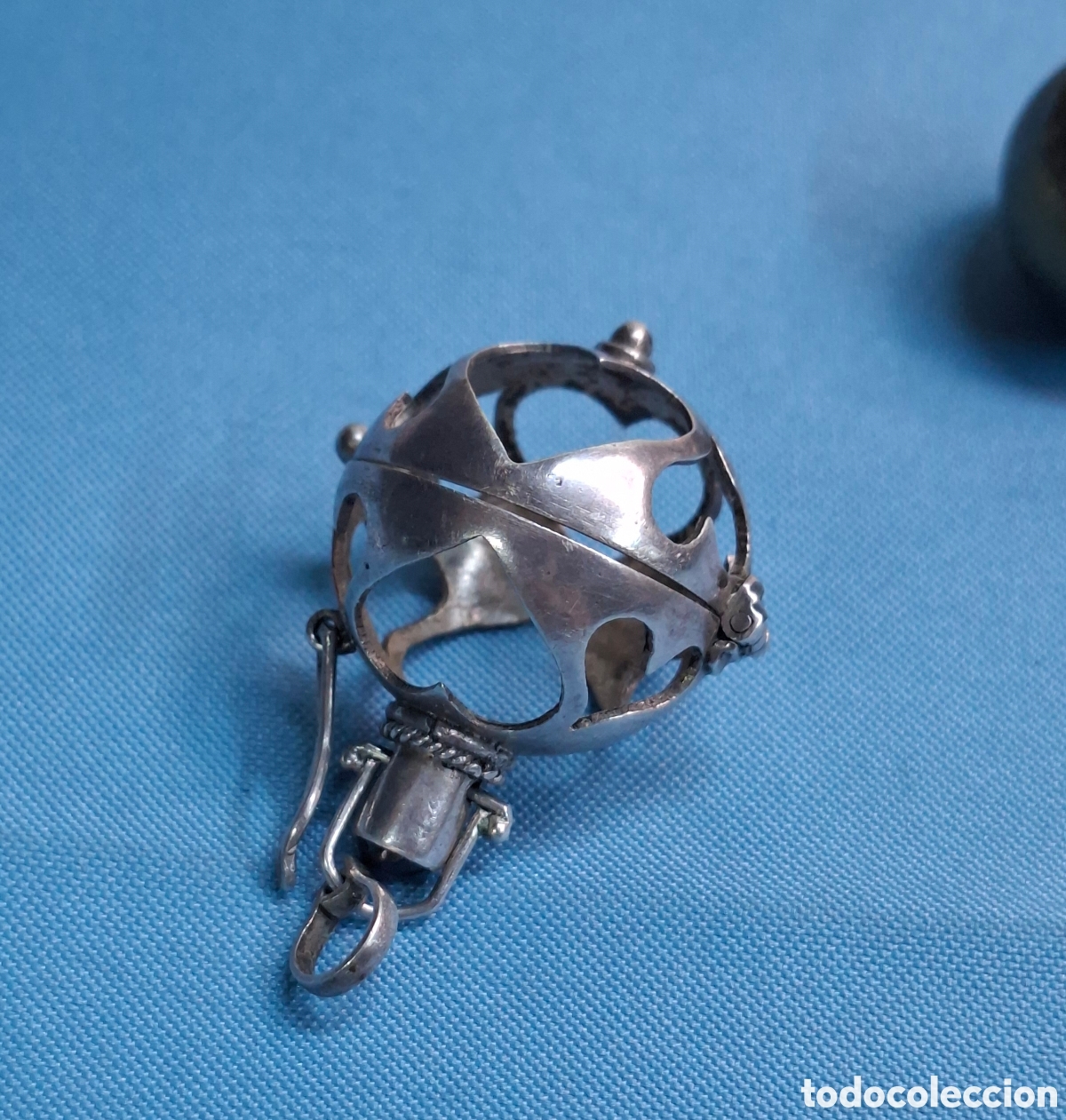 Antig&uuml;edades: Colgante esfera en plata 925 - Foto 9