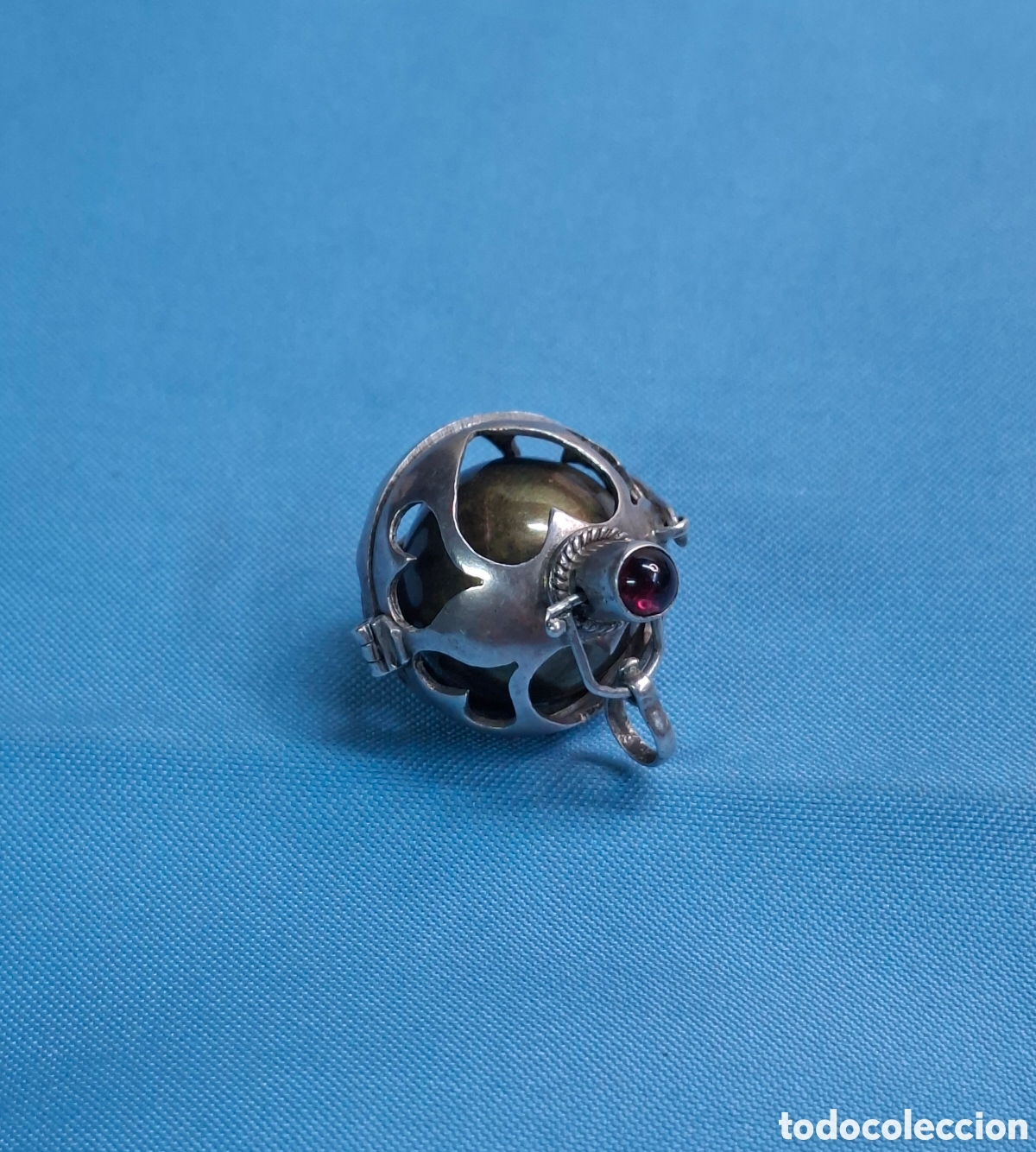 Antig&uuml;edades: Colgante esfera en plata 925 - Foto 15