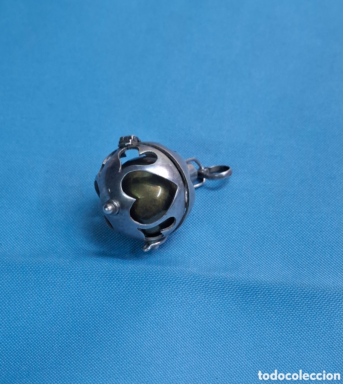Antig&uuml;edades: Colgante esfera en plata 925 - Foto 16