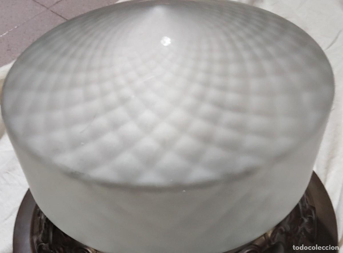 Antig&uuml;edades: L&aacute;mpara modernista plaf&oacute;n farol - Foto 2