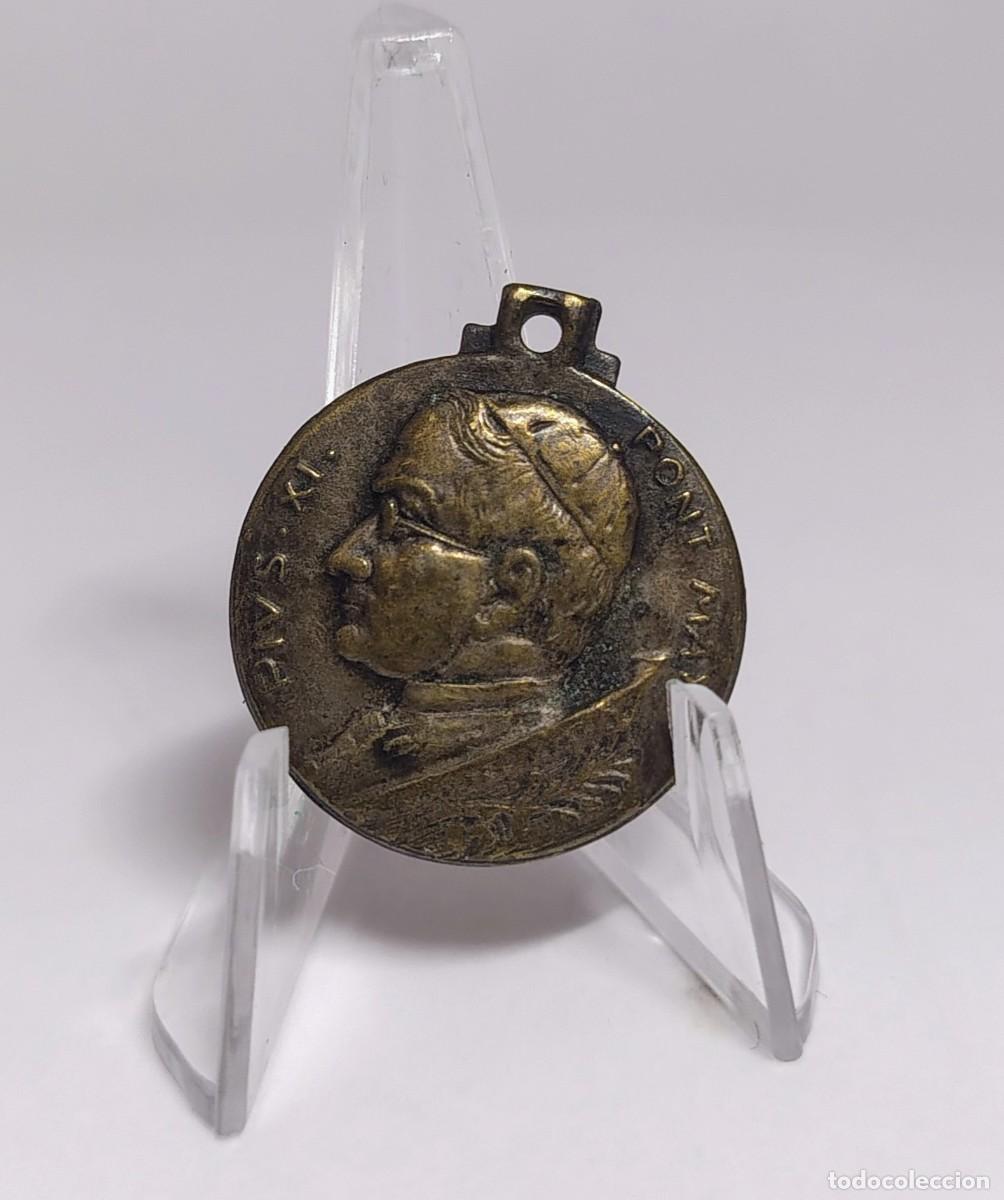 Antig&uuml;edades: Medalla religiosa / Colgante: P&iacute;o XI Sumo Pont&iacute;fice. M410