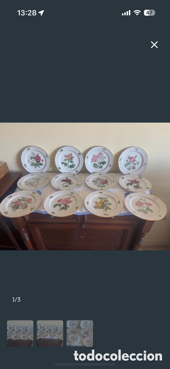 Antig&uuml;edades: Conjunto platos edici&oacute;n limitada de Royal Kent - Foto 2