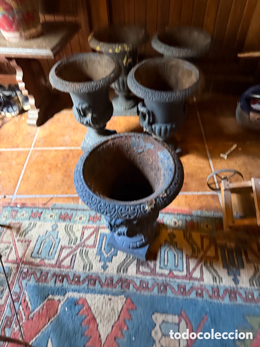 Antig&uuml;edades: Lote copas medici hierro vintage antiguas