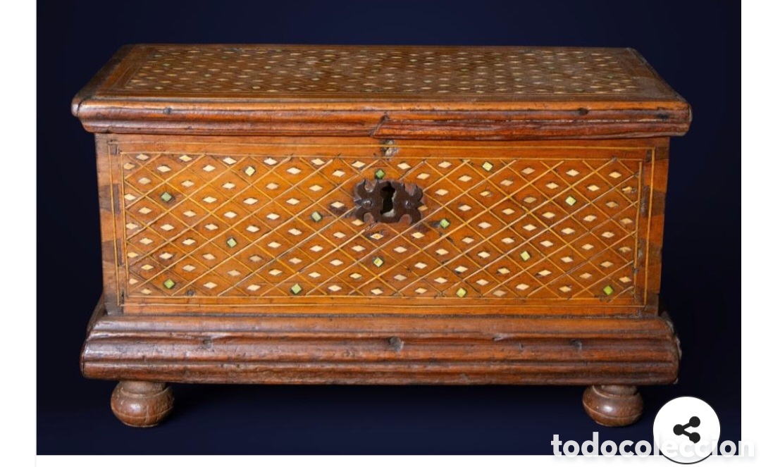 Antig&uuml;edades: Preciosa caja aragonesa