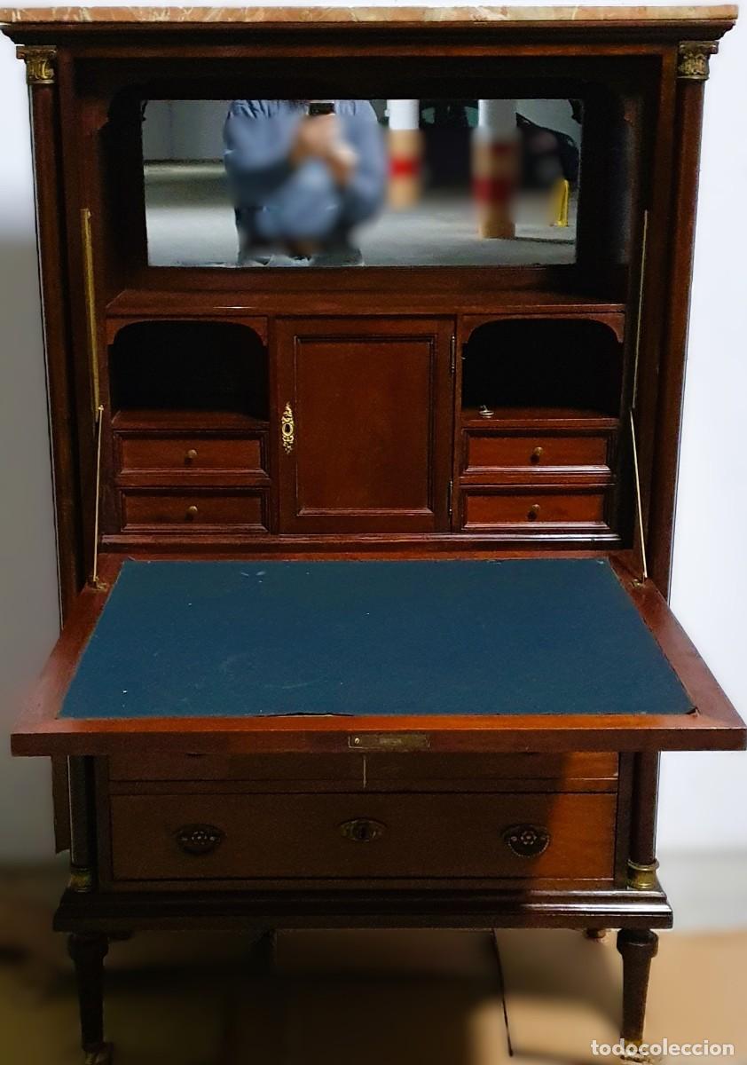 Antig&uuml;edades: BUR&Oacute;-ABATTANT ESTILO IMPERIO - Foto 2