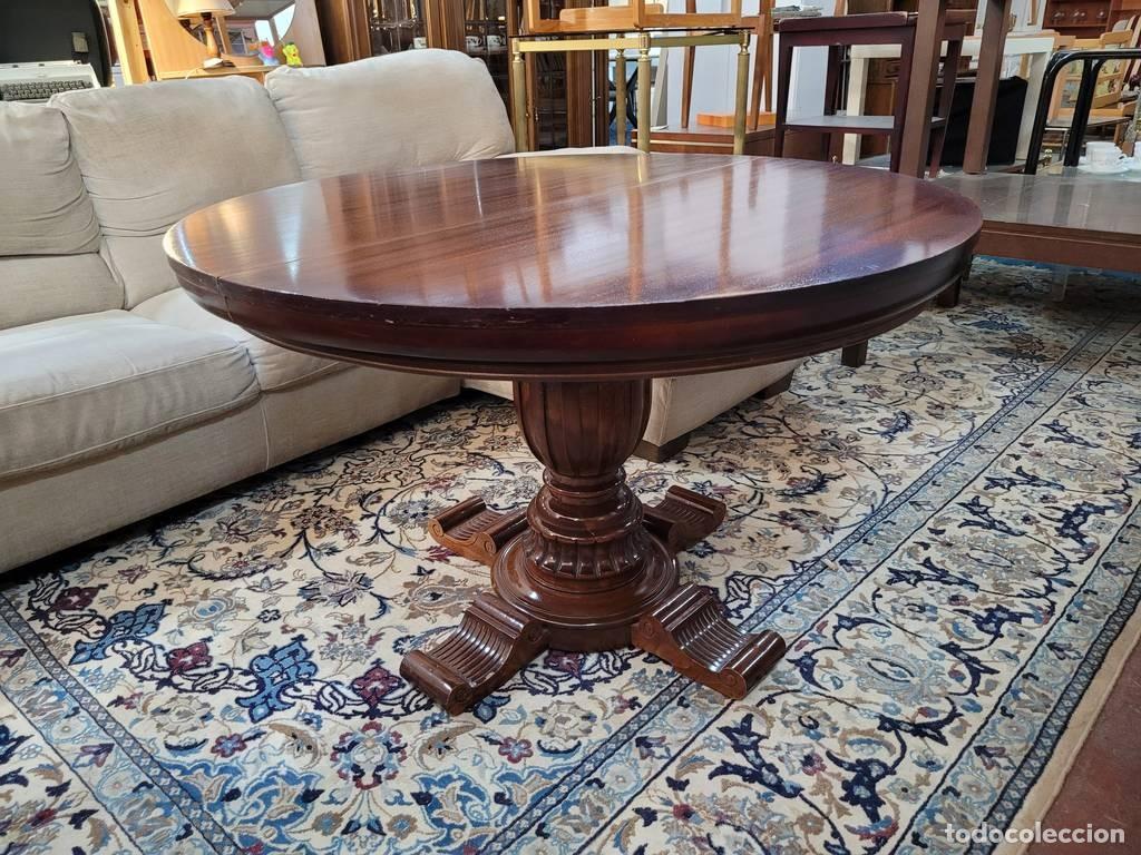 Antig&uuml;edades: MESA DE COMEDOR EXTENSIBLE - Foto 2