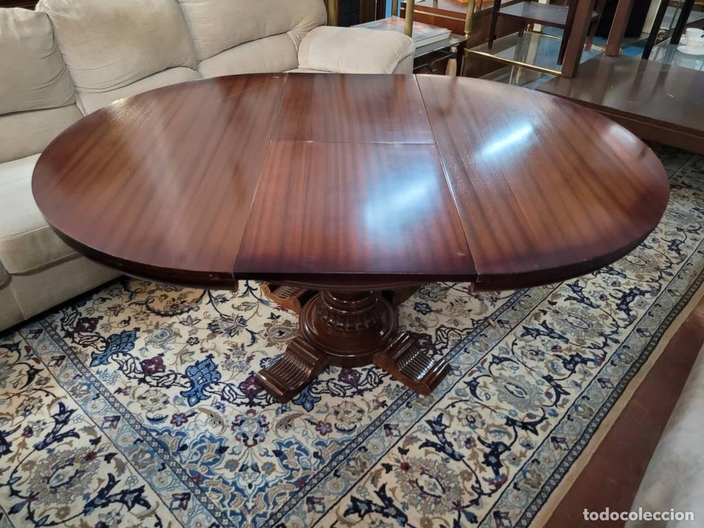 Antig&uuml;edades: MESA DE COMEDOR EXTENSIBLE - Foto 5