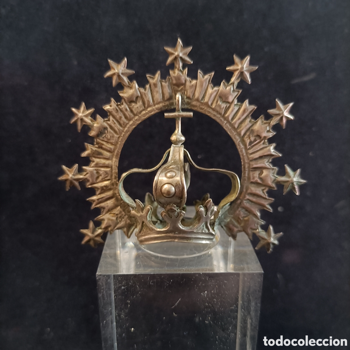Antiquit&eacute;s: Corona de la Virgen con potencias, plata S. XIX.