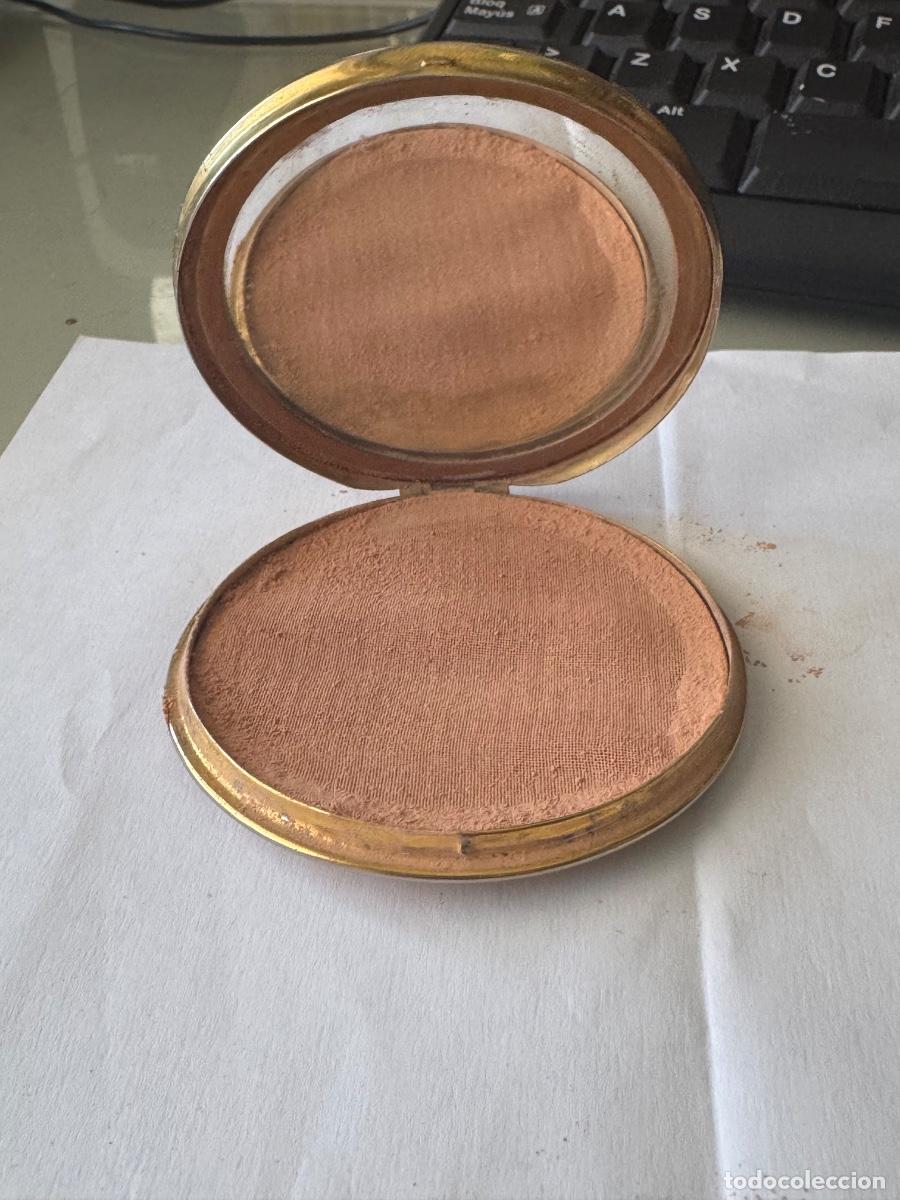 Antig&uuml;edades: Polvera de maquillaje, metal y esmalte. - Foto 6