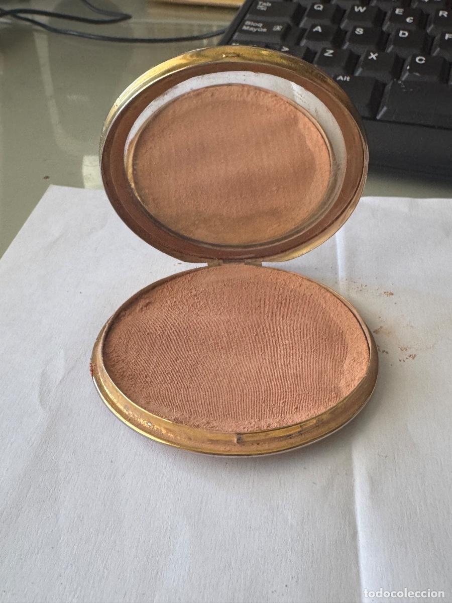 Antig&uuml;edades: Polvera de maquillaje, metal y esmalte. - Foto 7
