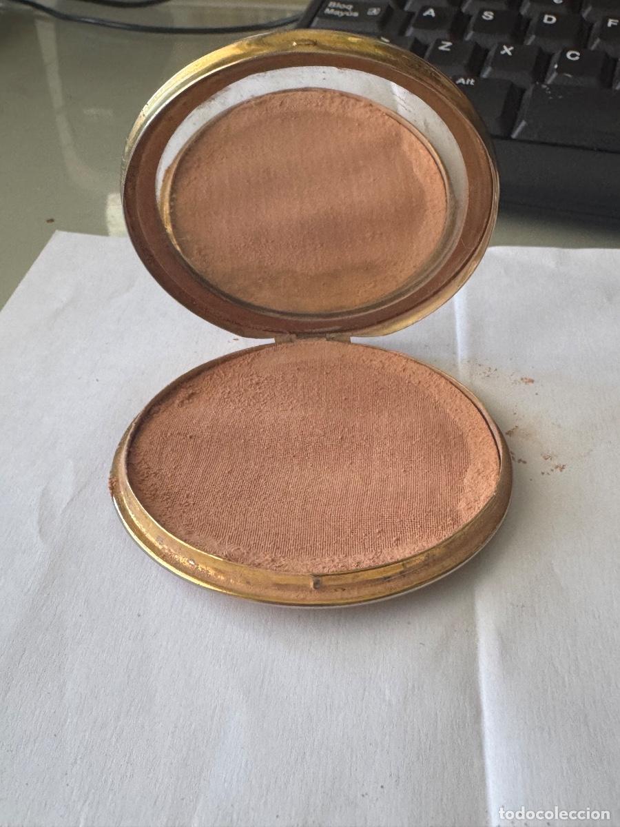Antig&uuml;edades: Polvera de maquillaje, metal y esmalte. - Foto 8