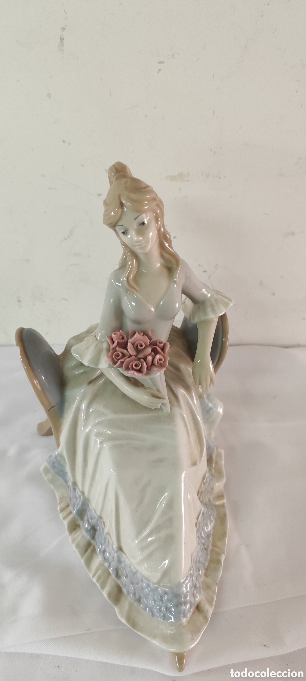 Antig&uuml;edades: Figura porcelana montiel s.a.