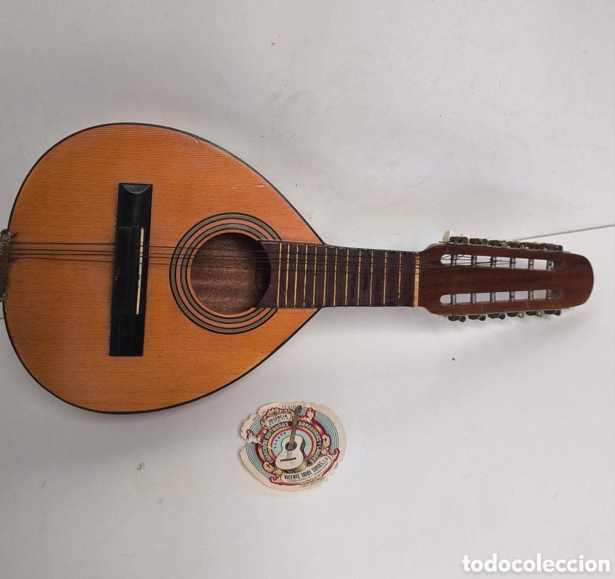 Antig&uuml;edades: BANDURRIA ESPA&Ntilde;OLA VICENTE TATAY TOMAS VALENCIA
