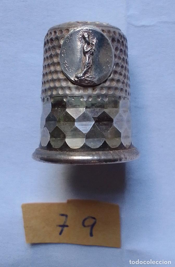 Antiguidades: Dedal antigua plata Nr. Sra de Monte Toro (Menorca)