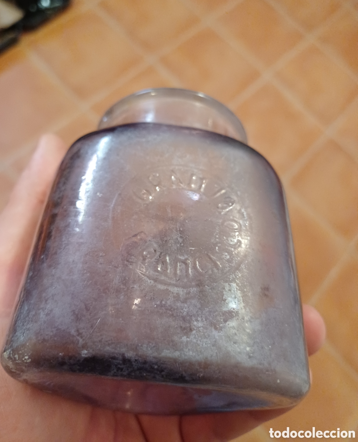 Antig&uuml;edades: Antiguo bote miel La Granja San Francico