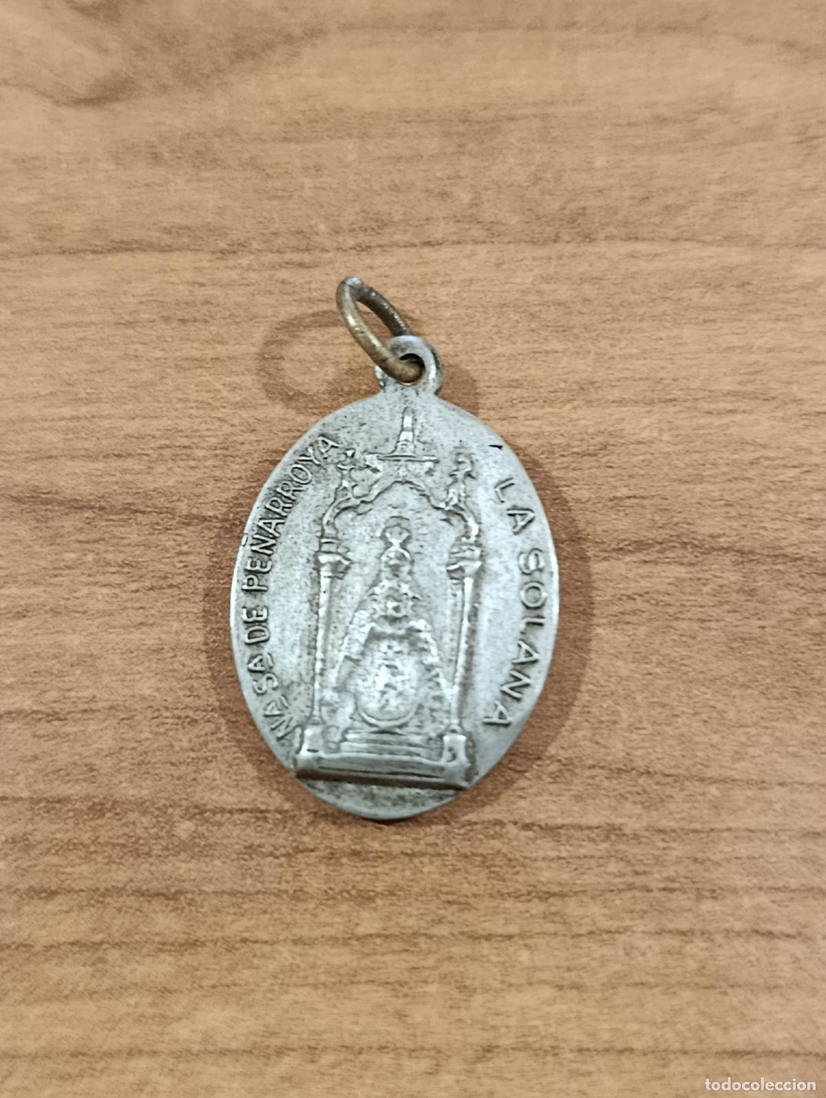 Antiques: MEDALLA RELIGIOSA. N&ordf; S&ordf; DE PE&Ntilde;ARROYA LA SOLANA. CORAZ&Oacute;N DE JES&Uacute;S.