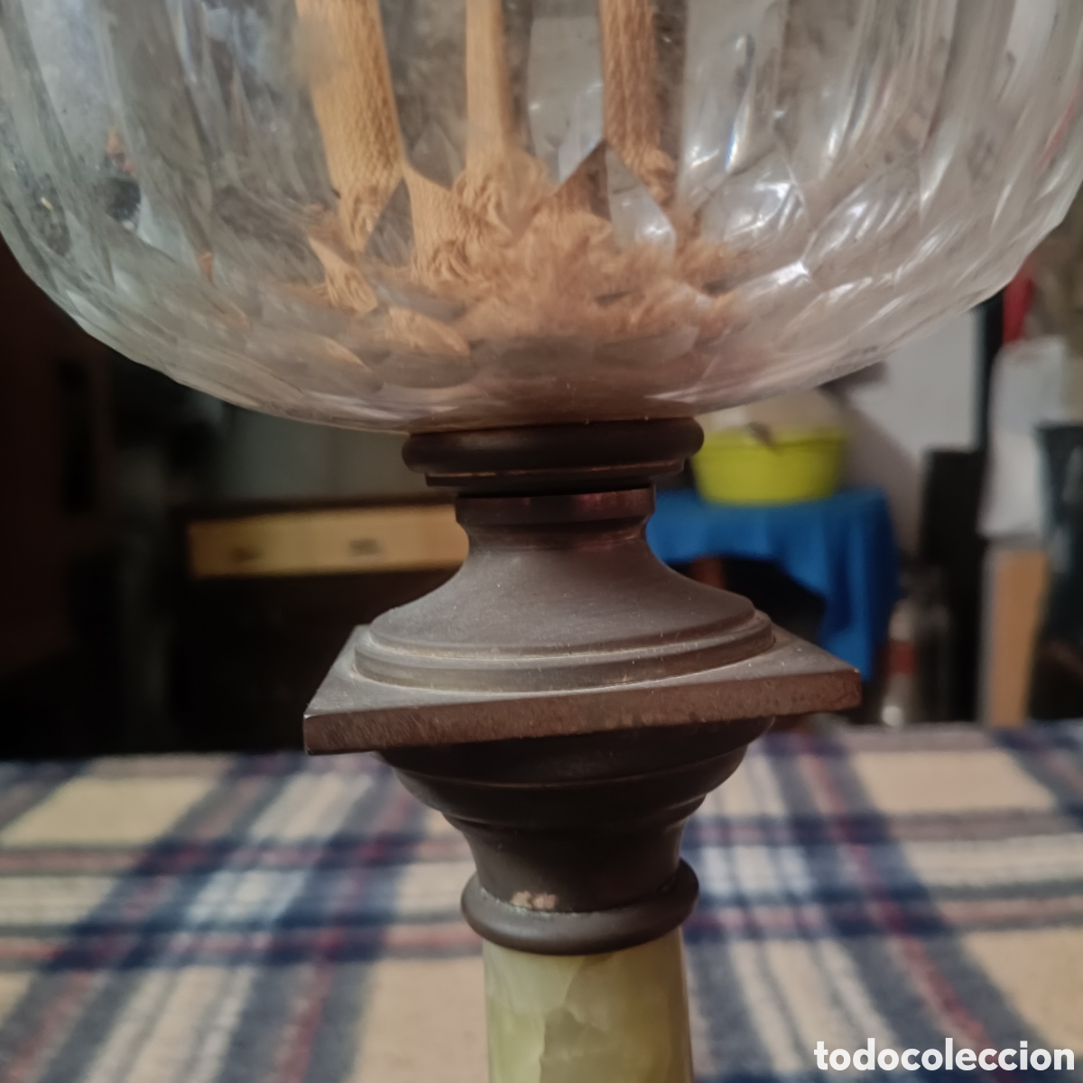 Antig&uuml;edades: Quinqu&eacute; finales del XIX Frances. 17*17*45 cm - Foto 6