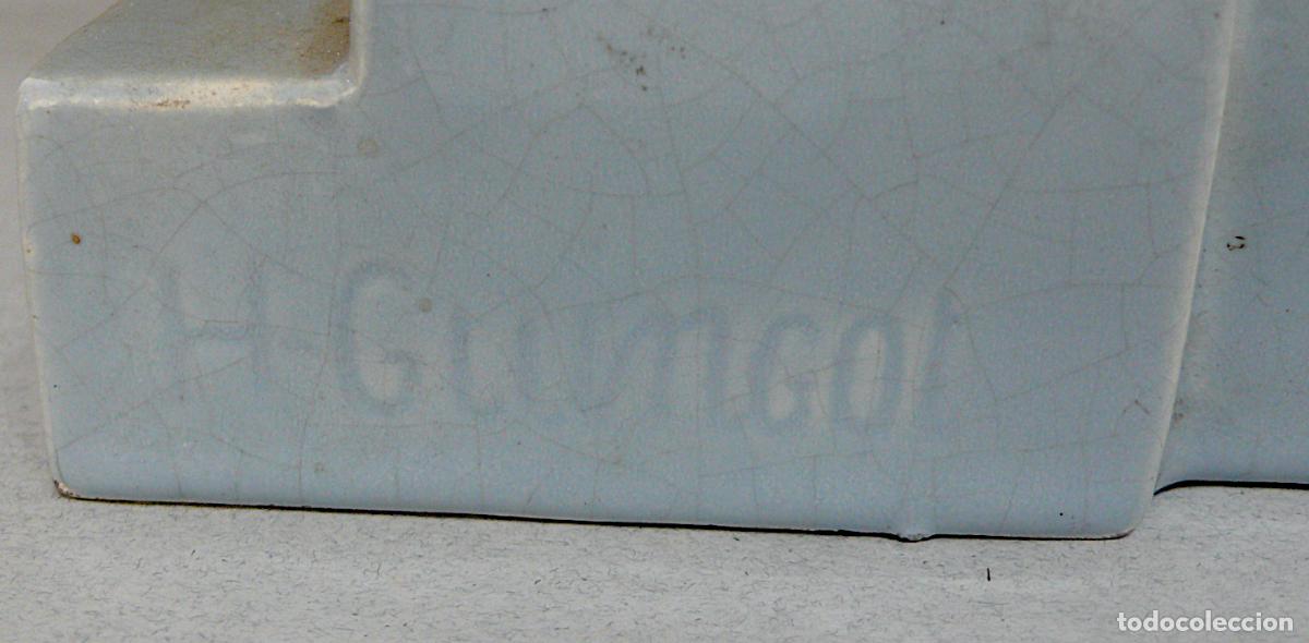 Antig&uuml;edades: FIGURA DE CERAMICA ESMALTADA - Foto 6