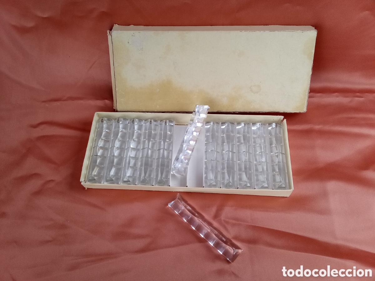 Antig&uuml;edades: SOPORTES PARA CUBIERTOS DE CRISTAL - REPOSA CUBIERTOS