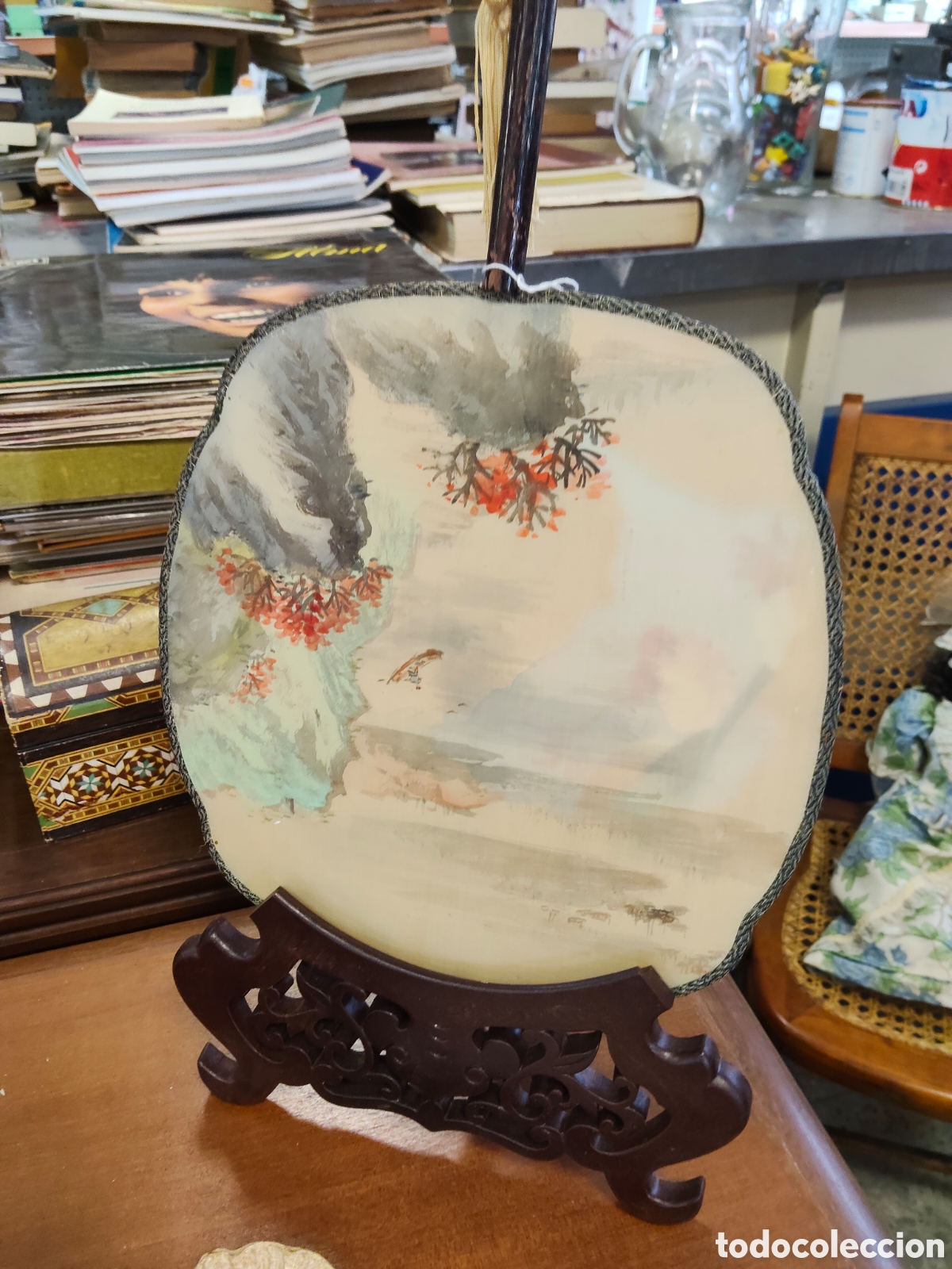 Antig&uuml;edades: Abanico imperial ORIENTAL - Foto 3