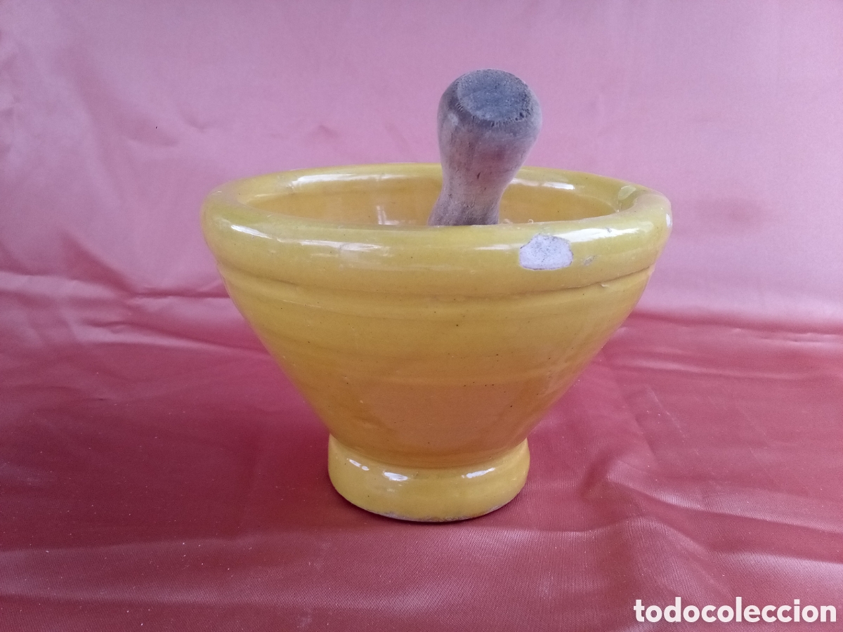 Antig&uuml;edades: MORTERO DE CER&Aacute;MICA ESMALTADA - Foto 3