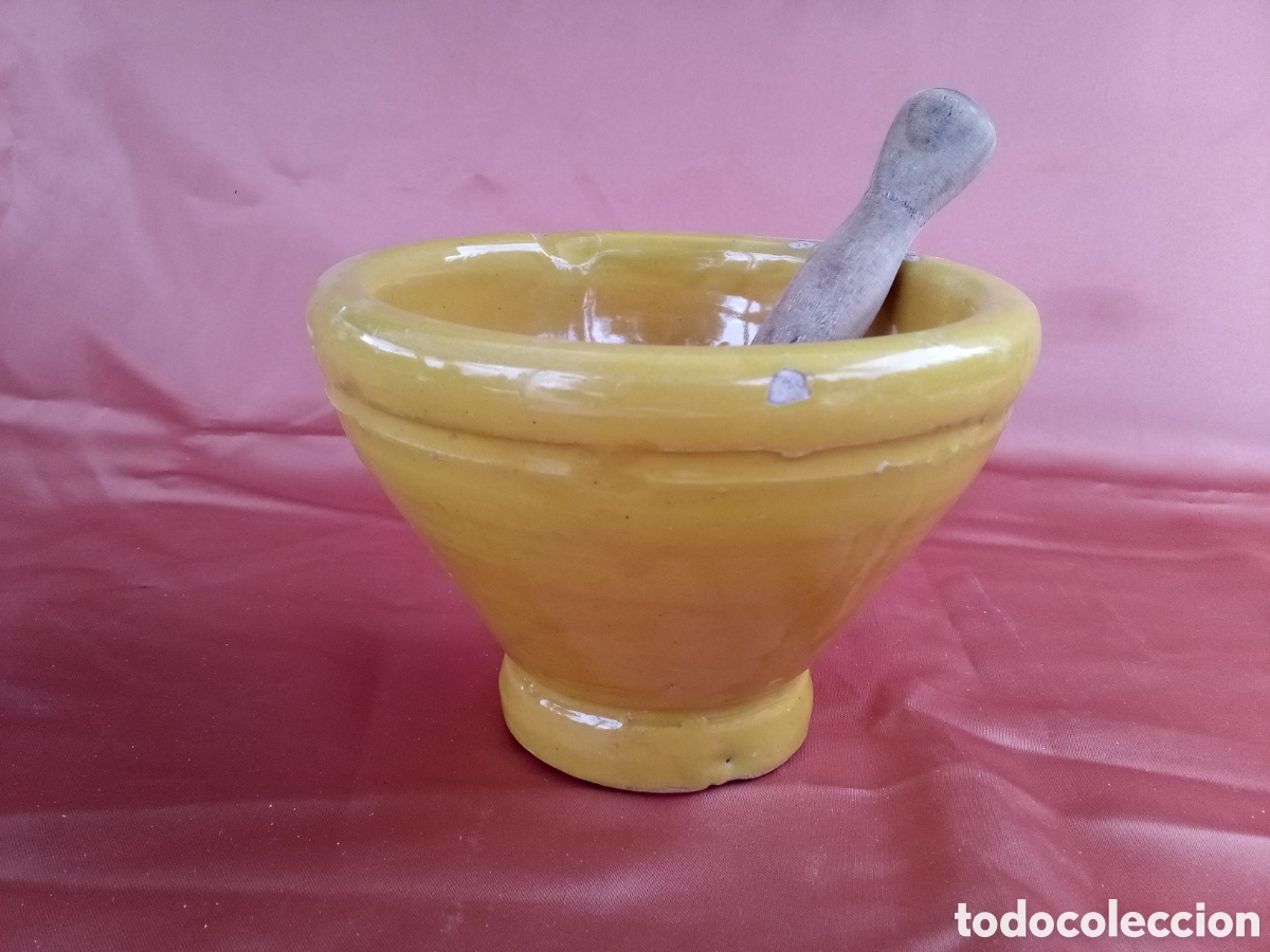 Antig&uuml;edades: MORTERO DE CER&Aacute;MICA ESMALTADA - Foto 4
