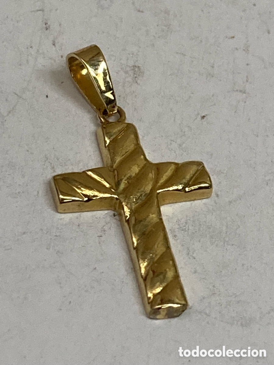 Antig&uuml;edades: Cruz de plata religiosa C622 - Foto 1