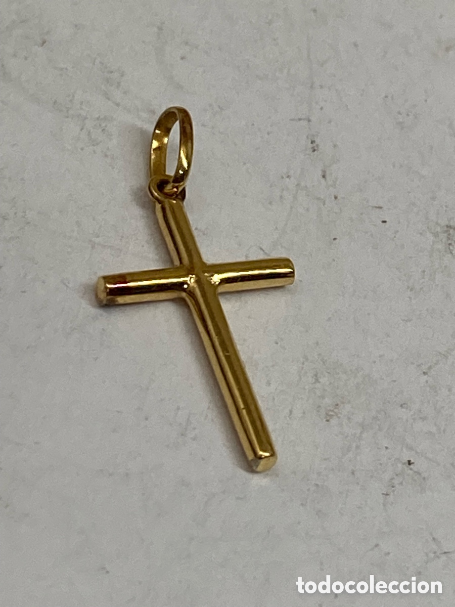Antig&uuml;edades: Cruz de plata religiosa C622 - Foto 1