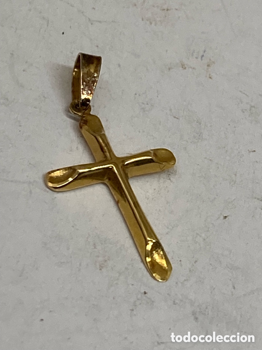 Antig&uuml;edades: Cruz de plata religiosa C622-C - Foto 1