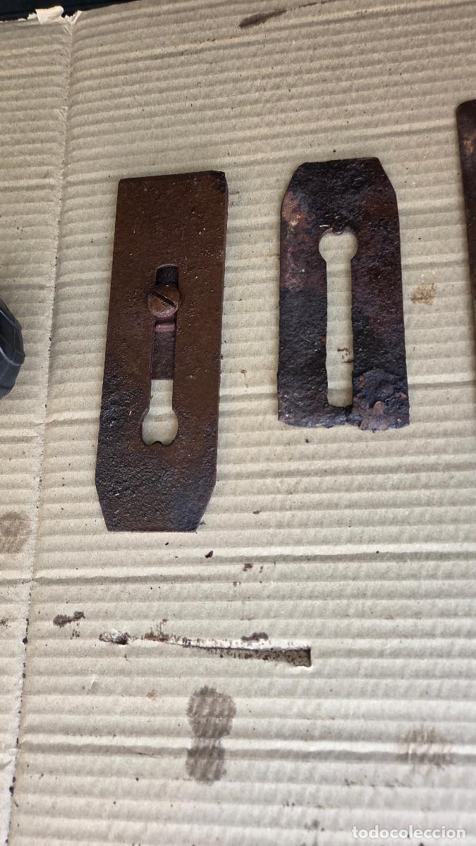 Antig&uuml;edades: cuchillas antiguas de carpinteria - Foto 3