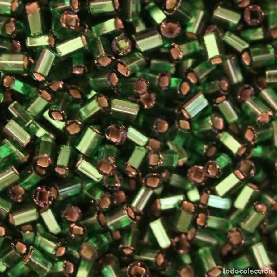 Antig&uuml;edades: Cuentas Vidrio Italiano Verde 2mm - 4.9kg
