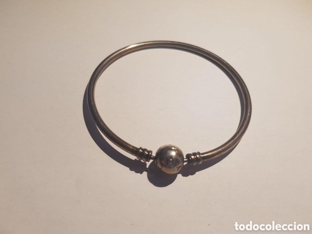 Antig&uuml;edades: #1277 Pulsera pandora plata de ley 925