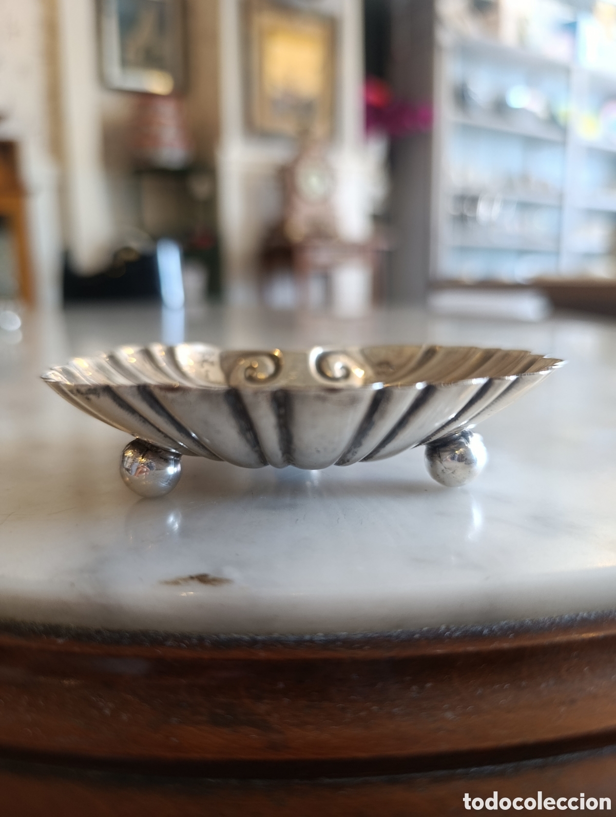 Antig&uuml;edades: CONCHA DE BAUTISMO DE PLATA - Foto 2