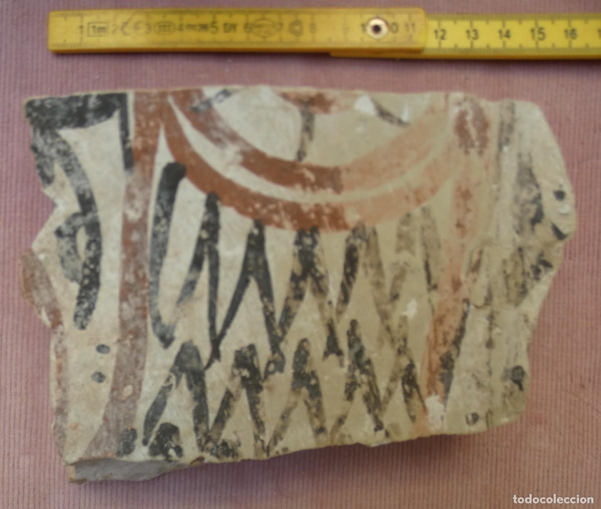 Oggetti Antichi: Azulejo Socarrat Fragment