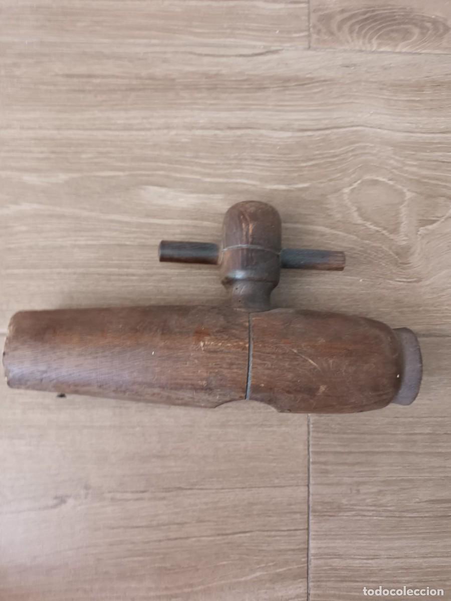 Antig&uuml;edades: Prensa de madera antigua - Foto 2