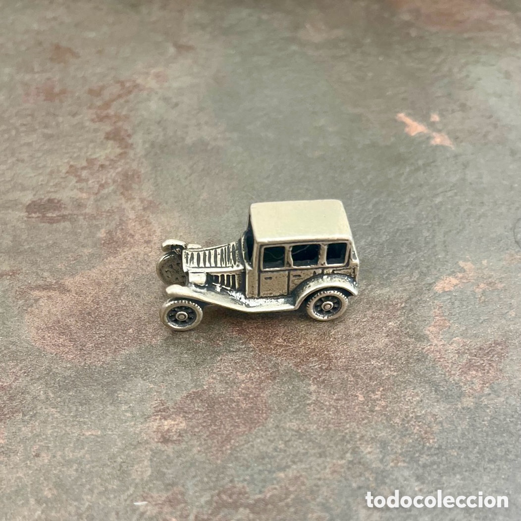 Antig&uuml;edades: Miniatura coche de plata - Foto 2