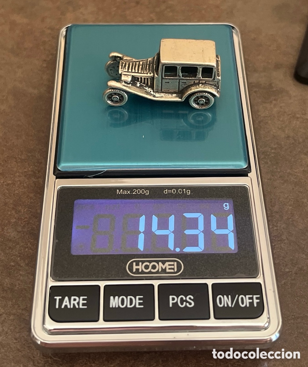Antig&uuml;edades: Miniatura coche de plata - Foto 6