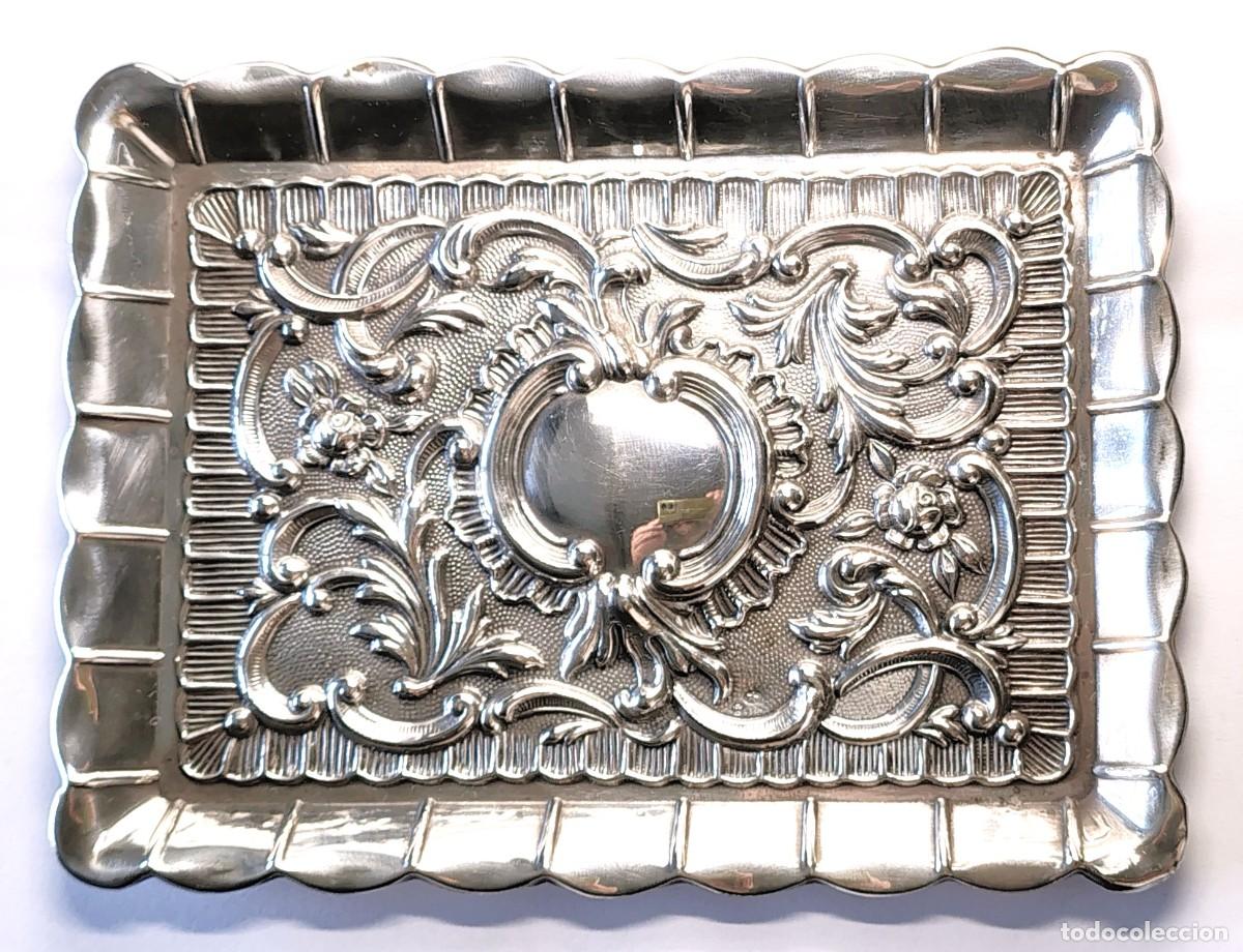 Antig&uuml;edades: BANDEJA - MARCA PEDRO DURAN - 74,40 GR. PLATA 0,925 - 17,50 X 13 cm - EXCELENTE ESTADO