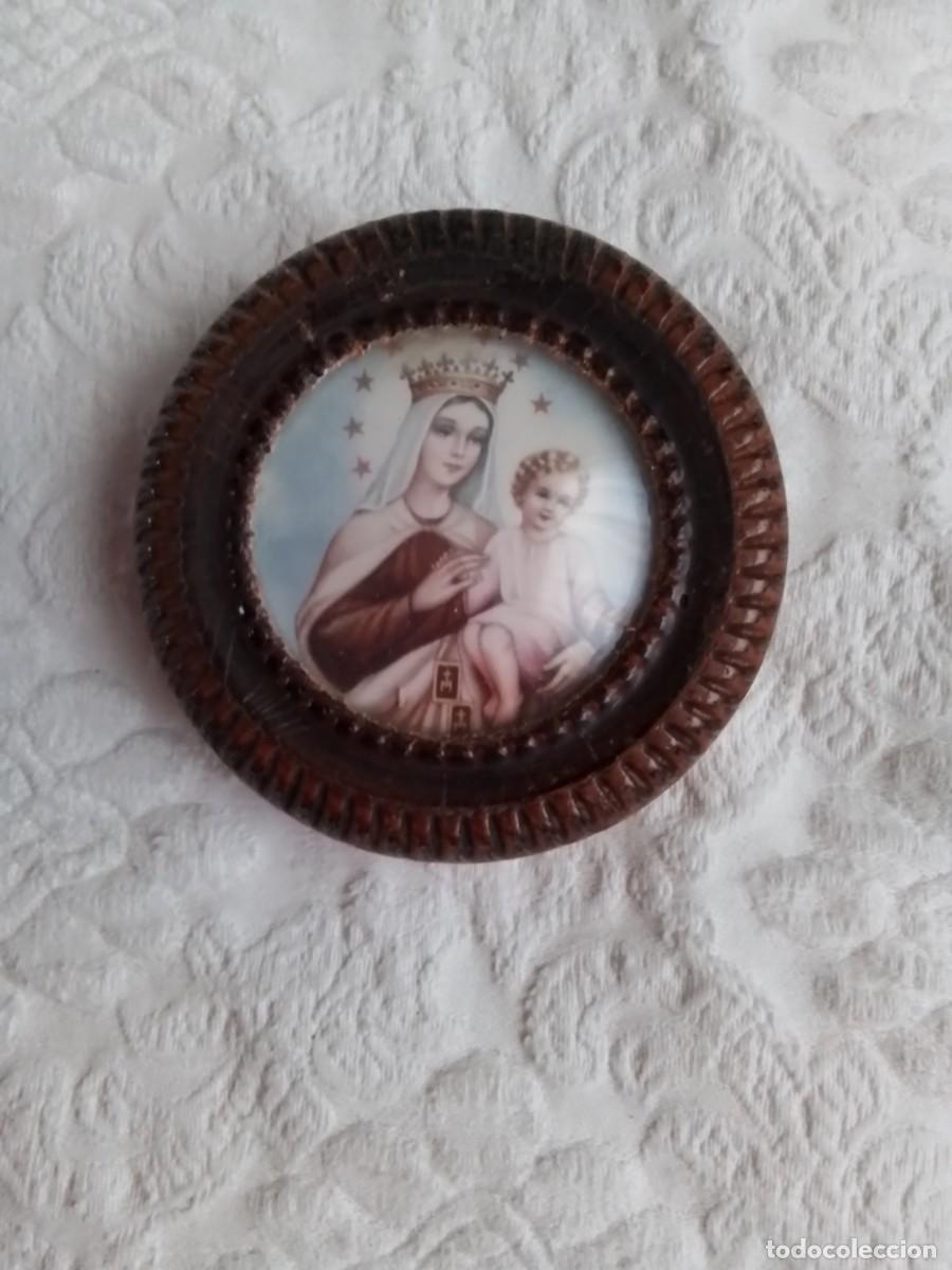 Antig&uuml;edades: Cuadro Virgen del Carmen. Miniatura - Foto 1