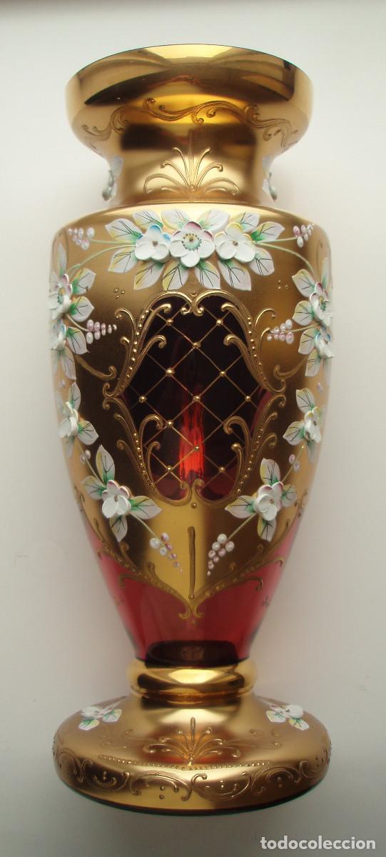 Antig&uuml;edades: JARR&Oacute;N. CRISTAL DE BOHEMIA. ALTURA 30 CM