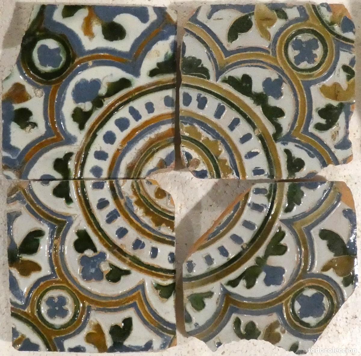 Antig&uuml;edades: Azulejo, Azulejos Espa&ntilde;ol, Toledo siglo 16