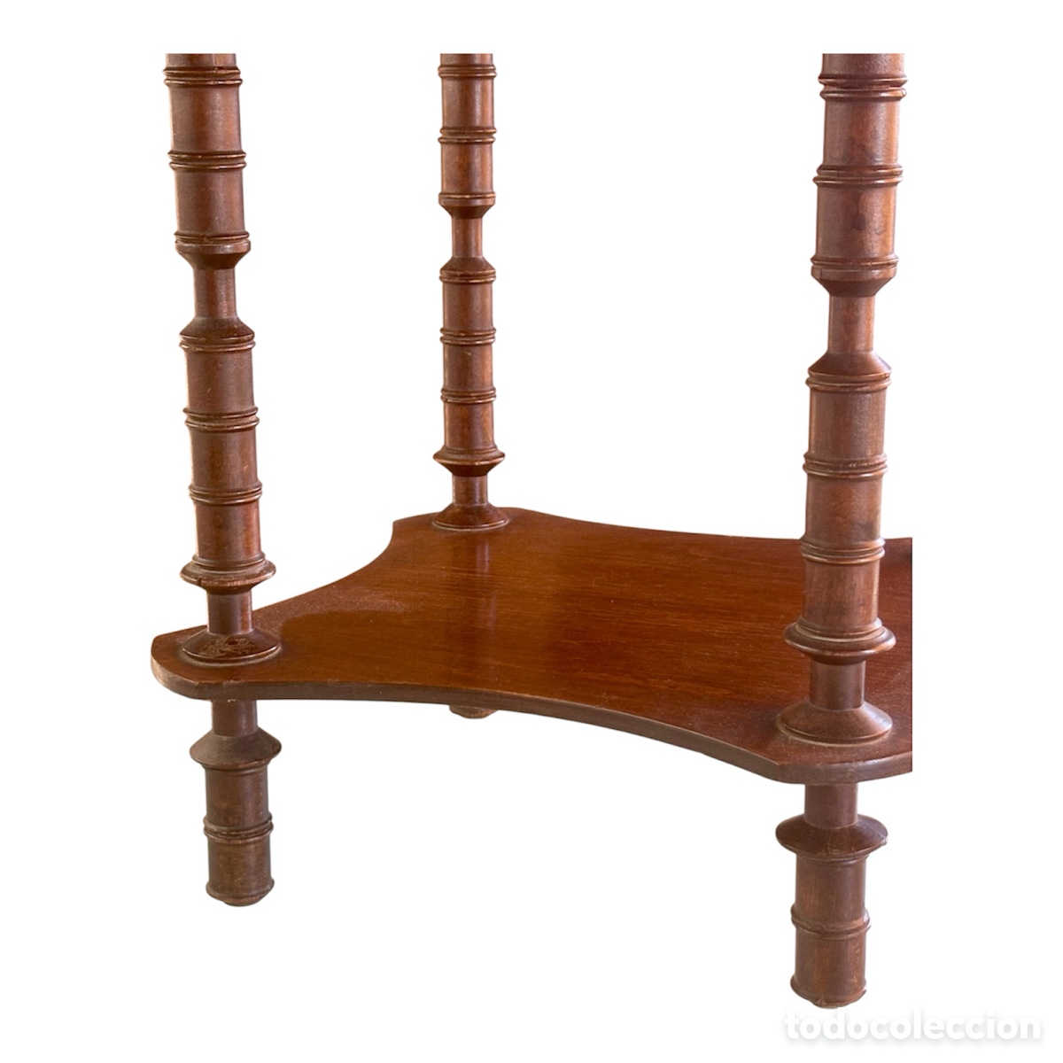 Antig&uuml;edades: Mesa auxiliar inglesa Circa 1.900. - Foto 4