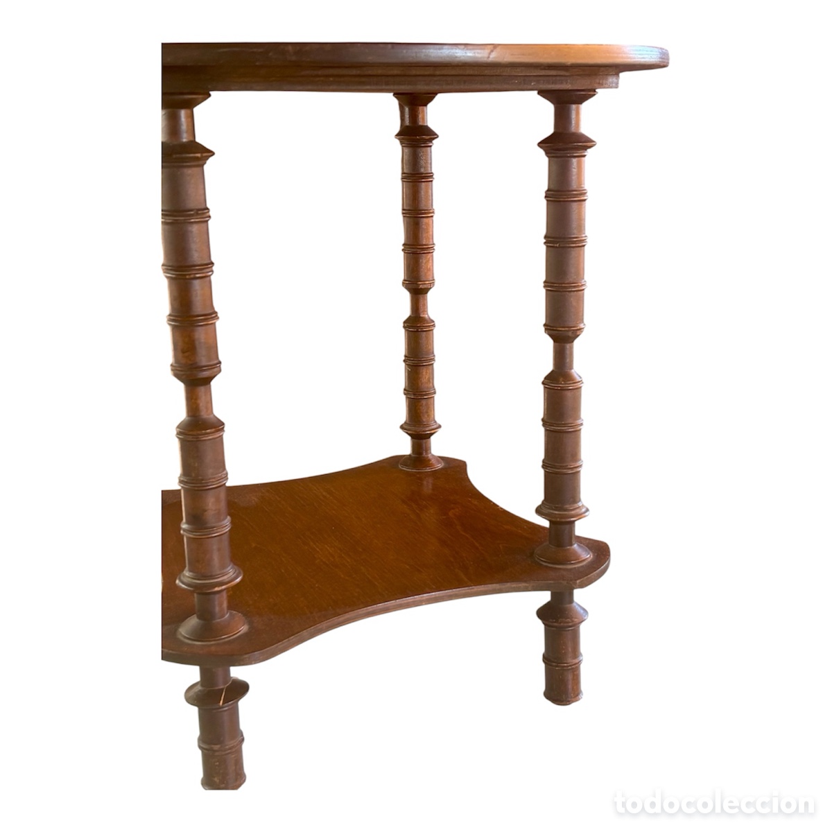Antig&uuml;edades: Mesa auxiliar inglesa Circa 1.900. - Foto 5