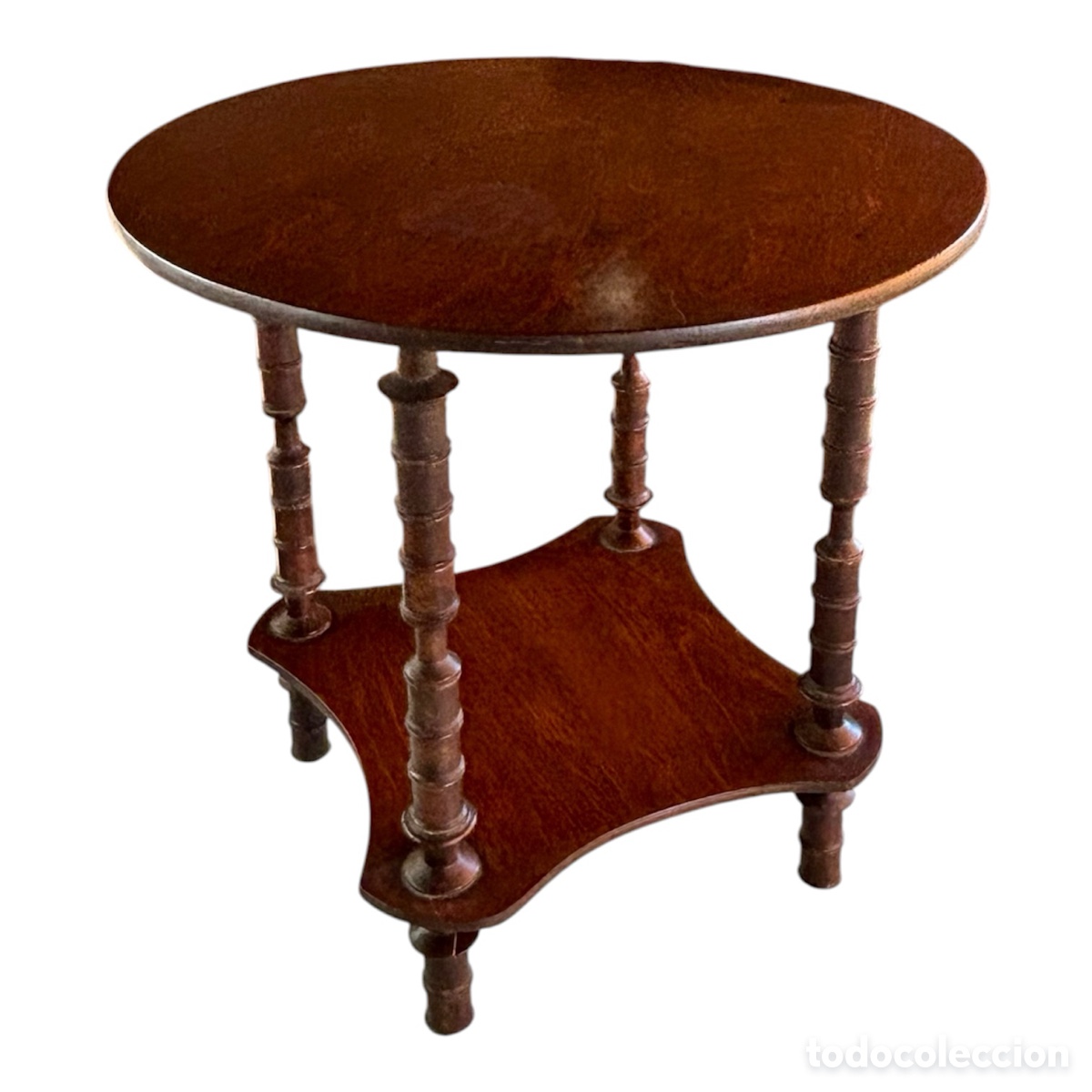Antig&uuml;edades: Mesa auxiliar inglesa Circa 1.900. - Foto 6