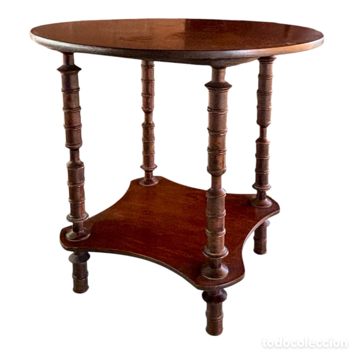 Antig&uuml;edades: Mesa auxiliar inglesa Circa 1.900.