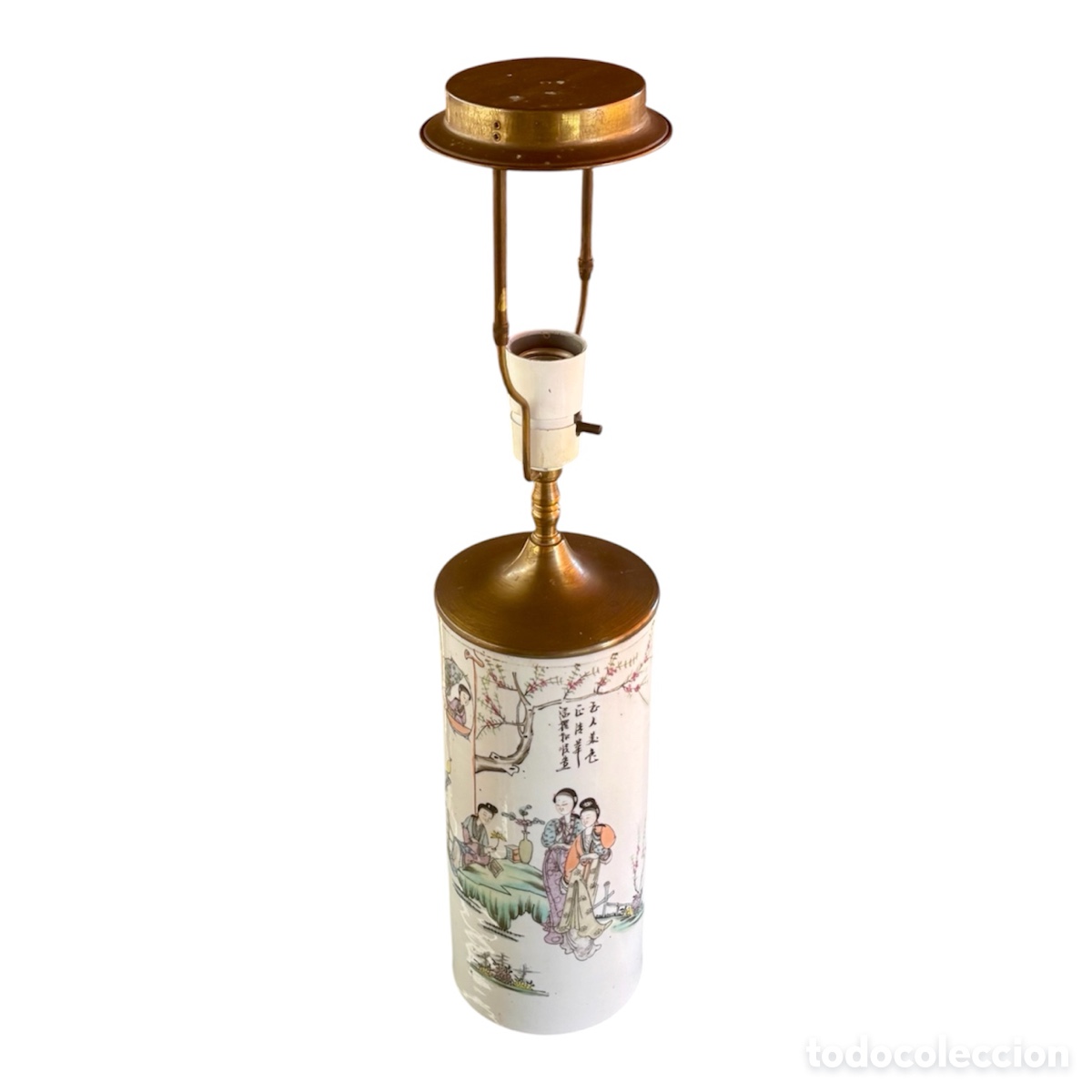 Antig&uuml;edades: L&aacute;mpara oriental Circa 1.920. - Foto 4