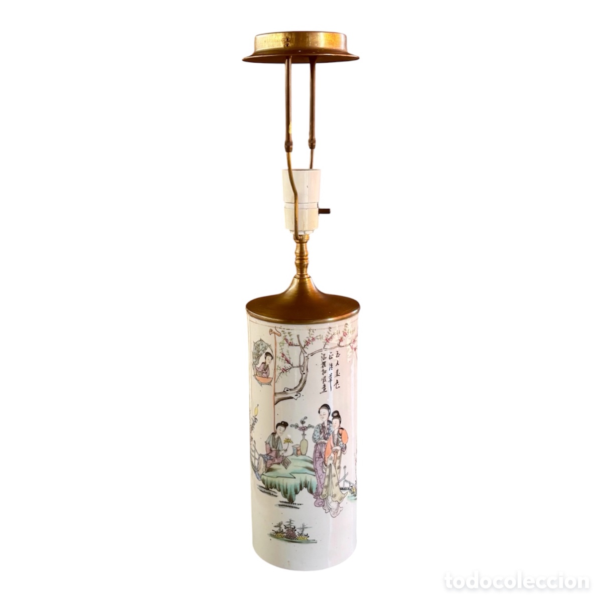 Antig&uuml;edades: L&aacute;mpara oriental Circa 1.920.
