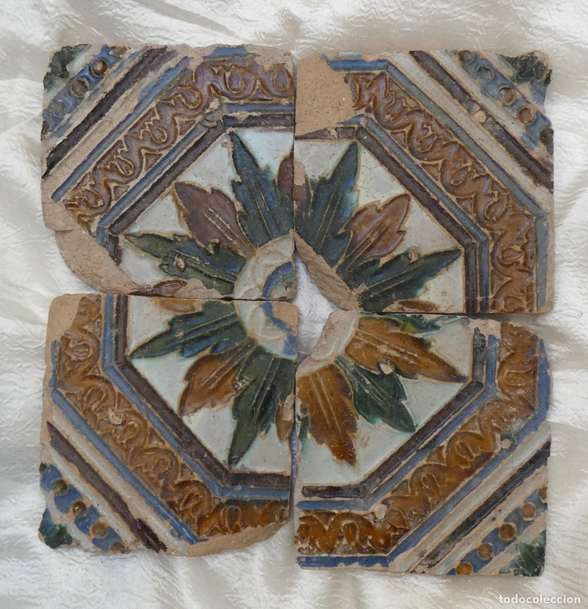 Antig&uuml;edades: Azulejo, Azulejos Espa&ntilde;ol Sevilla siglo 16