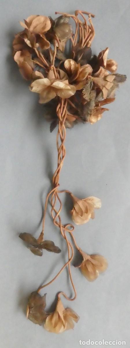 Antig&uuml;edades: ANTIGUAS FLORES DE TELA PARA ADORNAR PRENDAS MEDIADOS S. XX